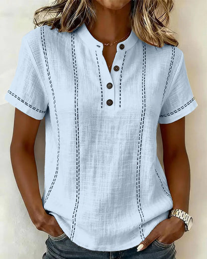 MAGLIA ESTIVA CASUAL con BOTTONI