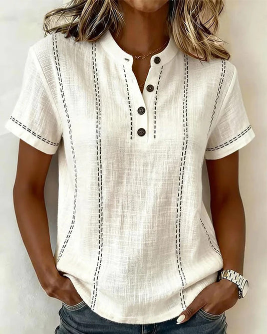 MAGLIA ESTIVA CASUAL con BOTTONI
