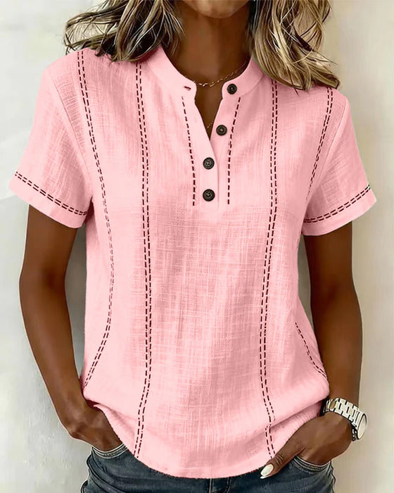 MAGLIA ESTIVA CASUAL con BOTTONI