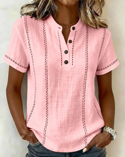 MAGLIA ESTIVA CASUAL con BOTTONI